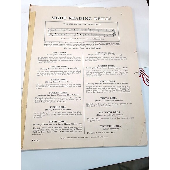 Vintage Mixed Large  Lot Of Music Sheets/ Books For Piano - Picture 7 of 14